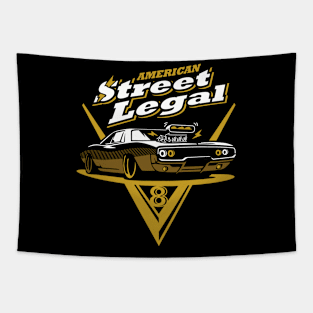 Street legal American muscle Tapestry