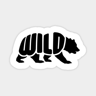 WILD - Bear Design Magnet