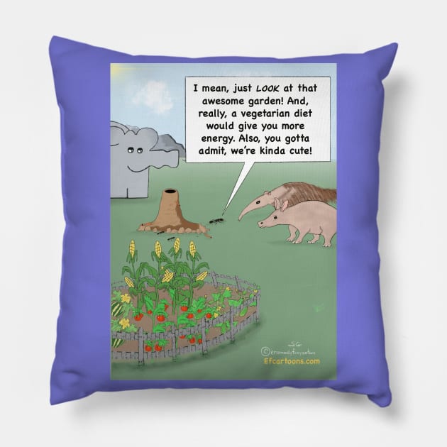 Guilt Trips Pillow by Enormously Funny Cartoons