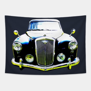 Wolseley 4/44 1950s British classic car high contrast Tapestry