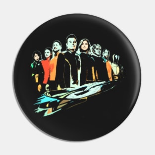 The Orville Crew Fan Art Pin