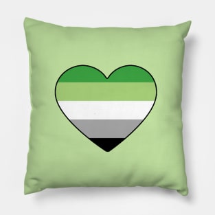 Aromantic Pride Heart Pillow