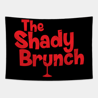 THE SHADY BRUNCH (RED) Tapestry