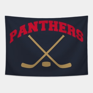 Panthers Hockey Small Logo Tapestry