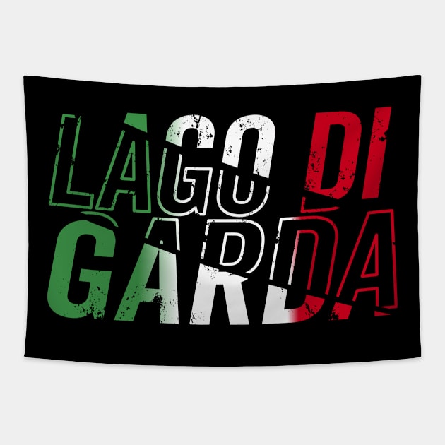 Lago Di Garda Garda Lake Garda Tapestry by RegioMerch