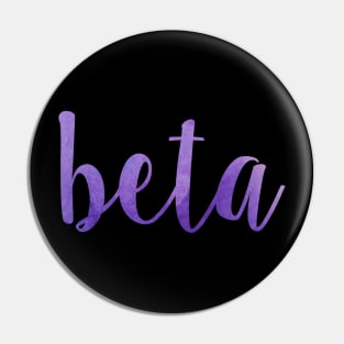 Purple Beta Pin