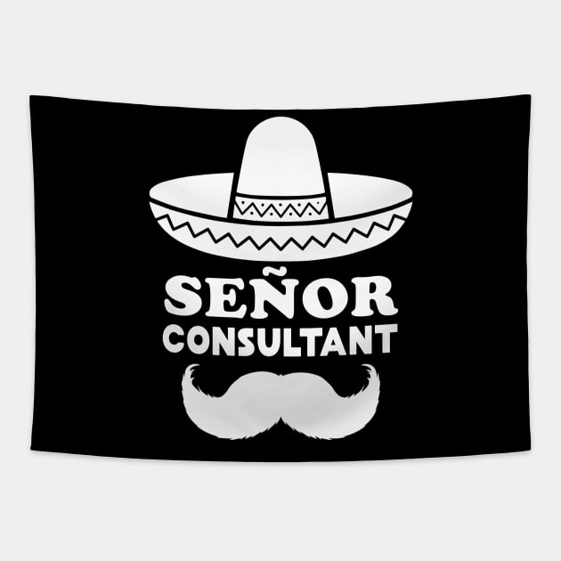 Señor Consultant (Senior Consultant) Tapestry by shirtonaut