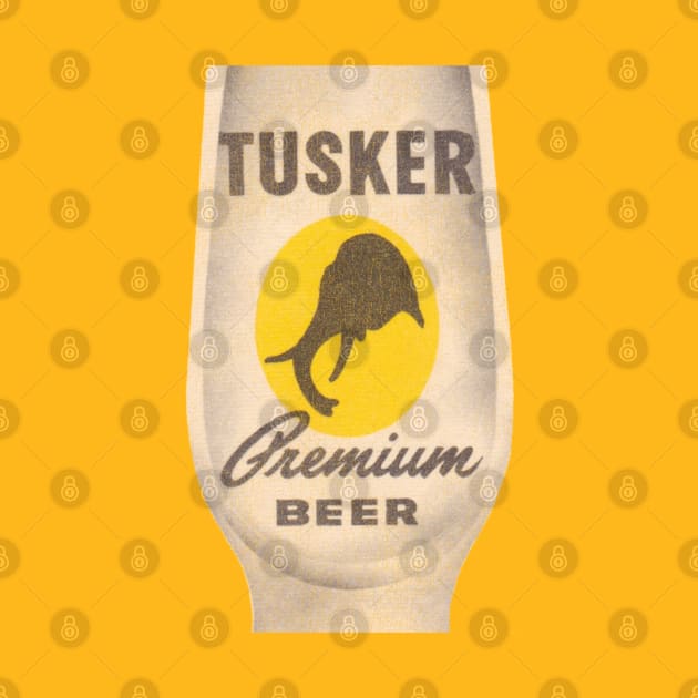 Tusker Premium Beer Retro Defunct Breweriana by darklordpug