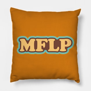 MFLP groovy logo Pillow