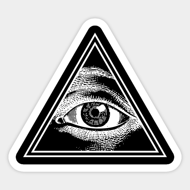 All Seeing Eye Of God Third Eye All Seeing Eye Sticker Teepublic