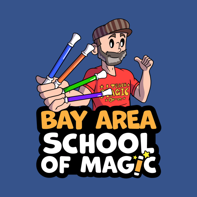 New Bay Area School of Magic Wand T-Shirt by Brian Scott Magic