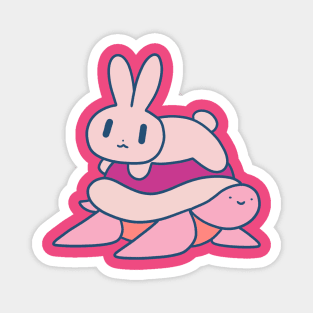 Bunny and Turtle Magnet