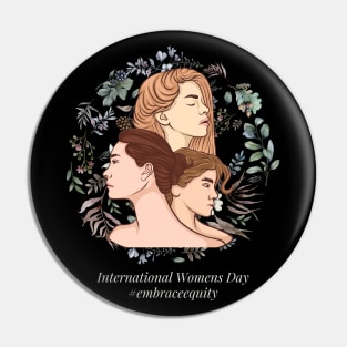 international women's day 2023 embrace equity 2023 Pin