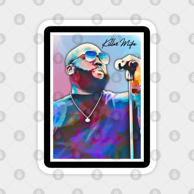 Poster Art Killer Mike Magnet by Next And Stop