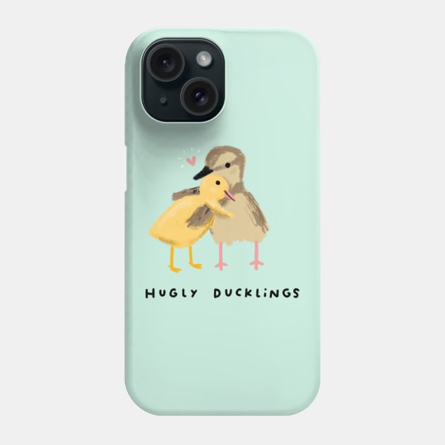 Hugly Ducklings Phone Case by Sophie Corrigan