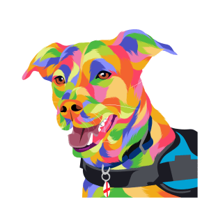 Dog Pop Art T-Shirt