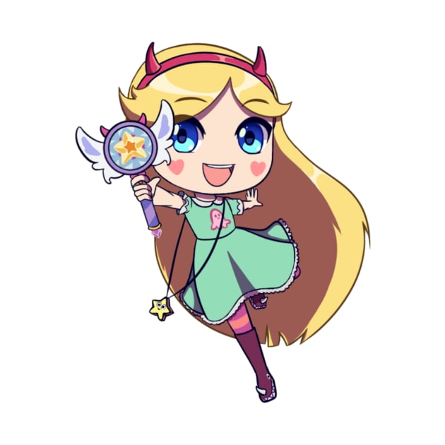 Chibi Star butterfly by RidicBird