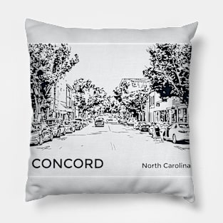 Concord North Carolina Pillow