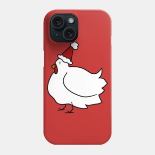 Santa Hat Chicken Phone Case