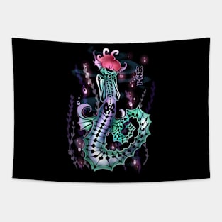 Shy seahorse Tapestry