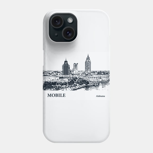 Mobile - Alabama Phone Case by Lakeric