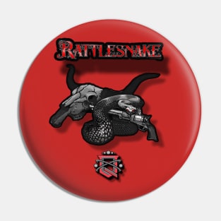rattlesnake art from LP Pin