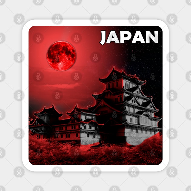 Himeji Japan Magnet by Creativity Plume 