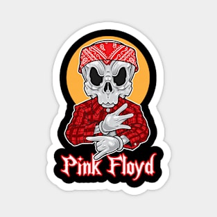 Skull Gangsta Pink Floyd Magnet