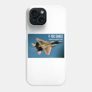 2-Sided F-15C Eagle Afterburner Golden Phone Case