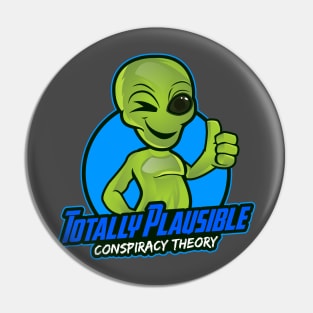 TotallyPlausible Logo Pin