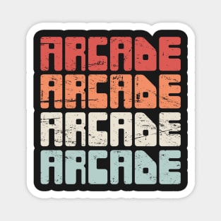 Retro 70s ARCADE Text Magnet