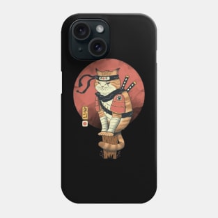 Samurai cat Phone Case