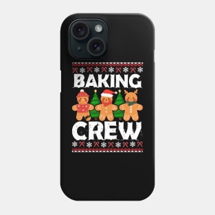 Christmas Baking Crew Xmas Baking Team Matching Outfit T-Shirt Phone Case