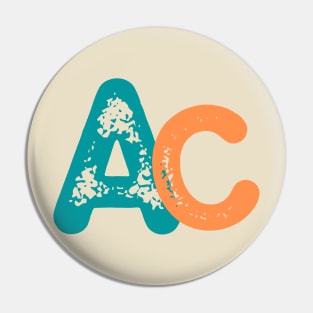 INITIAL AC LETTERS A  AND C Pin