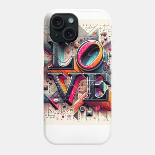 Mathematical Love Abstract Art Phone Case