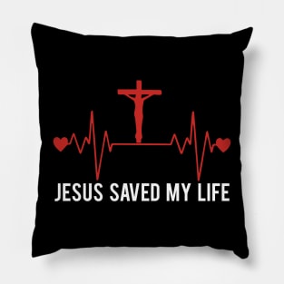 Jesus Saved My Life T Shirt For Women Men Pillow