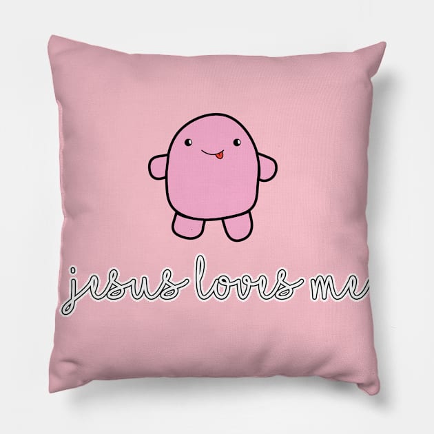 Jesus Loves Me - To toi Cutie Pillow by Obedience │Exalted Apparel