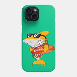 Mitch The Daddy Shark Baywatch Guard - Yellow Sharky Version Phone Case