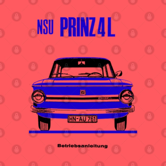 NSU PRINZ 4L - owners handbook by Throwback Motors