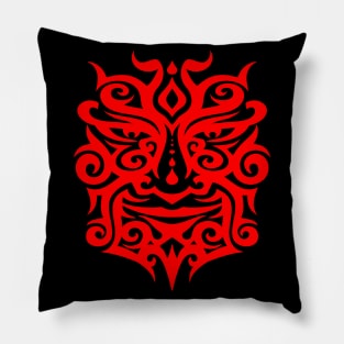 Tribal Face Pillow