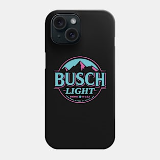 Blue and Pink Busch Light Funny Phone Case