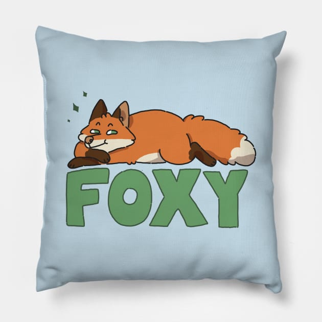 Foxy Fox Pillow by goccart