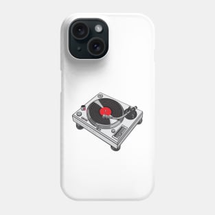 Turntable (Gray Colorway) Analog / Music Phone Case