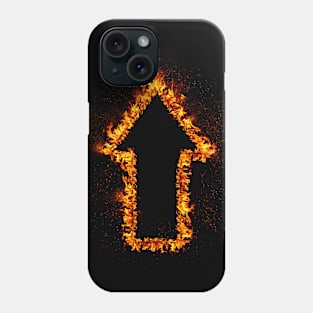 Fire Arrow up Phone Case