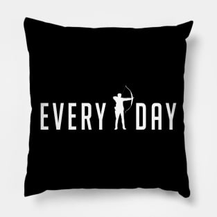every day is  archery day Pillow