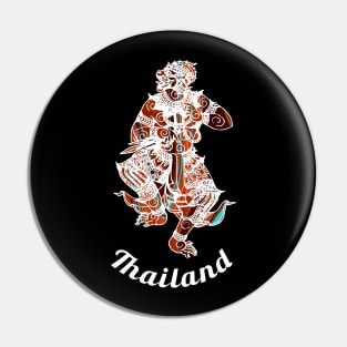 Thailand Hanuman Spiritual Good Fortune T-Shirt Pin