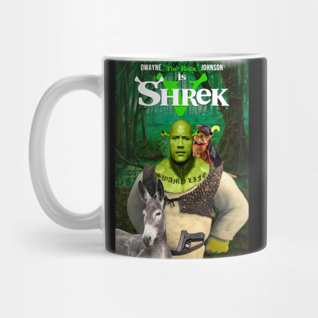 Funny Shrek Up Meme Coffee Ceramic Mug