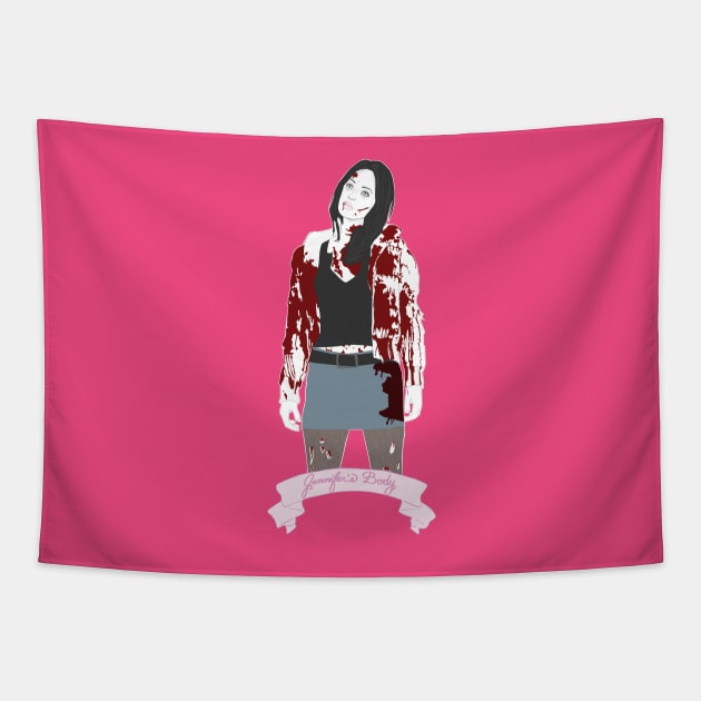 Jennifer's Body Tapestry by attackofthegiantants