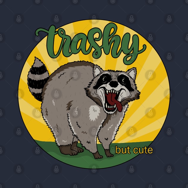 Raccoon - Trashy but cute by valentinahramov