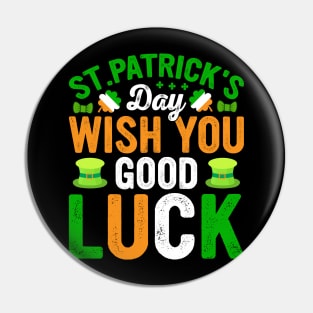 St Patrick’s day wish you good luck Pin